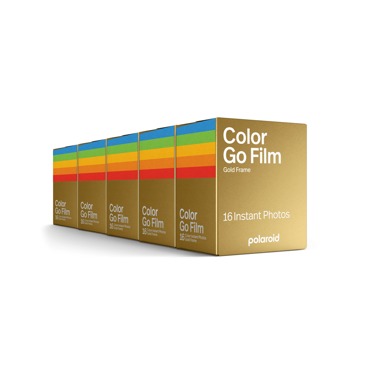 Polaroid Go Color Film Double Pack – Gold Frame x5